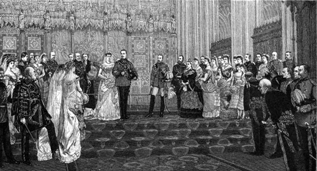 Ægteskabet mellem hertugen og hertuginden af Albany, 27. april 1882, 1900