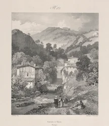 Vandfaldene i Thiers, Auvergne