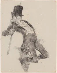 Efter Daumier: Fiskeri