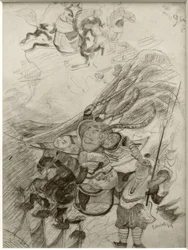 Chinoiserie (kinesiske krigere)