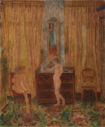 Børn ved morgentoilettet