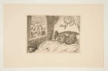 La paresse (Sloth), fra porteføljen Les p?ch?s capitaux (Dødssynderne)