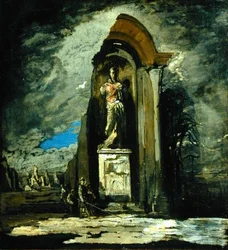Monumentet, ca. 1916-17 (olie på lærred)