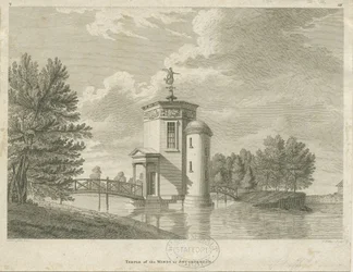 Shugborough - Vindenes tempel: gravering og [slutningen af det 18. århundrede] (tryk)