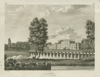 Shugborough Hall: gravering, nd [c 1782] (tryk)