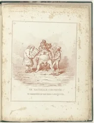 Nationalkonventets fødselsveer, 1795 Nationalkonventet i fødselsveer med en forfatning (titel på genstanden) Hollandia Regenerata (serietitel)