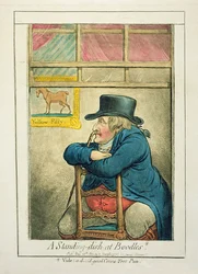 A Standing-dish at Boodles, udgivet af Hannah Humphrey, 1800