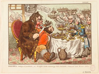 John Bull spiser frokost: eller britiske kokke, der propper gamle Brokke-Kråse med god mad