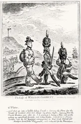 Plade 2, fra The Life of William Cobbett, skrevet af ham selv, pub. af H. Humphrey, 1809