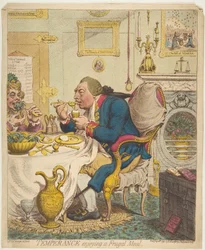 Afholdenhed nyder et sparsomt måltid, 28. juli 1792.