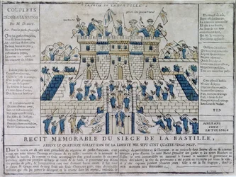 The Daily Advertiser, udgivet af Hannah Humphrey i 1797 (håndfarvet radering)