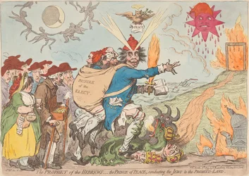 Der Prophet der Hebräer, - Der Friedensfürst, der die Juden ins Gelobte Land führt
