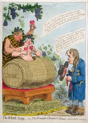 The Wine Duty, eller The Triumph of Bacchus and Silenus with John Bull