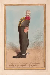 I tredive år har jeg boet i sognet Covent Garden, og ingen kan sige - Fru Cole, hvorfor gjorde De det?, pub. 1797 (håndkoloreret gravering)