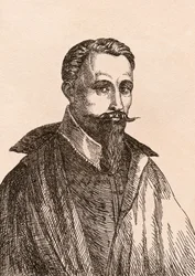Hendrik Goltzius, illustration fra "75 Portraits Of Celebrated Painters From Authentic Originals", udgivet i London, 1817