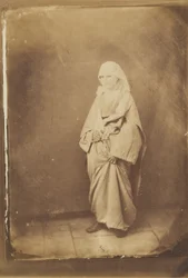 Portræt af en kvinde, ca. 1855 (foto)