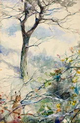 Efterår (akvarel)