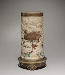 Vase, fabrikant Worcester Porcelænsfabrik, 1873