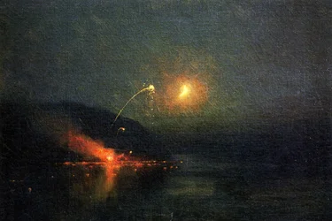 Fyrværkeri Across the Potomac, 1902