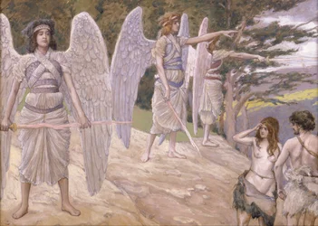 Adam og Eva drevet fra paradis, 1896-1902
