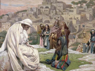 Jesus Wept, illustration til The Life of Christ, ca. 1886-96 (gouache på pap)