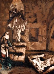 Jesus rejser Lazarus fra graven, 1897
