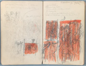 Sider fra et album med Sketches for The Life of Our Lord Jesus Christ, slutningen af 1880