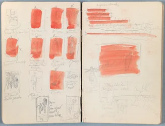 Sider fra et album med Sketches for The Life of Our Lord Jesus Christ, slutningen af 1880