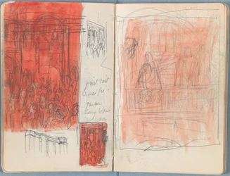 Sider fra et album med Sketches for The Life of Our Lord Jesus Christ, slutningen af 1880