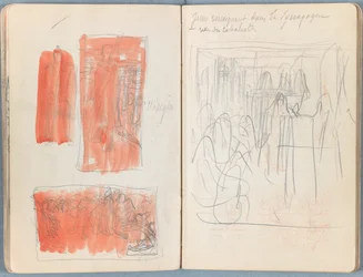 Sider fra et album med Sketches for The Life of Our Lord Jesus Christ, slutningen af 1880