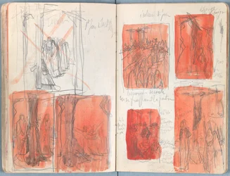 Sider fra et album med Sketches for The Life of Our Lord Jesus Christ, slutningen af 1880