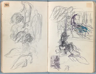 Sider fra et album med Sketches for The Life of Our Lord Jesus Christ, slutningen af 1880