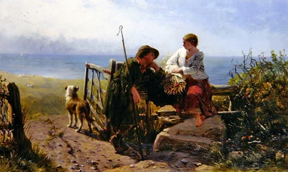 The Trysting Place (olie på lærred)