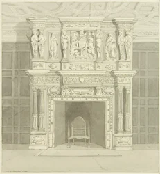 Pejs i Langton Mansion, på bagsiden