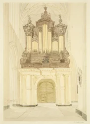 Orgel og orgelloft af St Mary Redcliffe