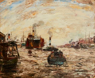 The Western Sun, River Clyde (olie om bord)