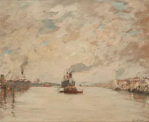 Westering Sun, River Clyde (olie om bord)
