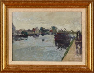The Tow Path (olie på lærred)