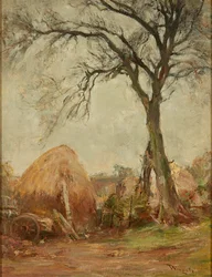 Springtime at the Farm, Currie (olie på lærred)