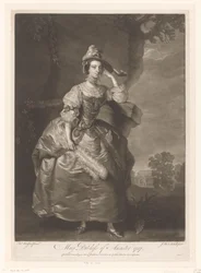 Portret af Mary Bertie Mary Duchess of Ancaster (titel på objektet)