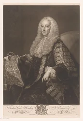 Portret af Robert Henley Robert Lord Henley Baron af Grainge (titel på objekt)