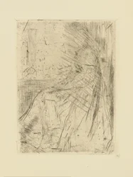 [76] Indtryk fra annullerede plader af Whistler - Maude, Seated.
