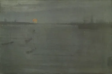 Nocturne: Blå og guld - Southampton Water