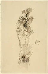 Portræt af Miss Maud Franklin