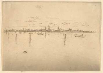 Det lille Venedig, fra det første Venedig-sæt (Venedig, en serie af tolv ætsninger)