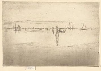 Den lange lagune, fra det andet Venedig-sæt (et sæt på seksogtyve raderinger)