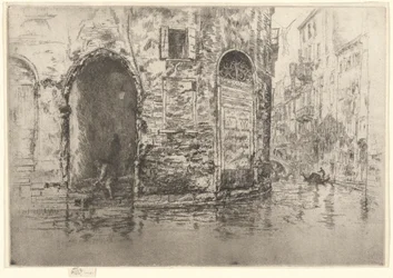 To døråbninger, fra det første Venedig-sæt (Venedig, en serie af tolv ætsninger)