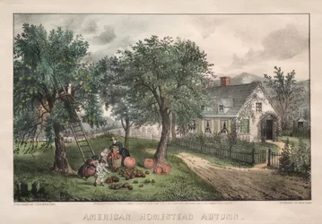 American Homestead, efterår, 1869.