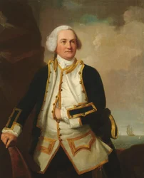 Portræt af admiral Samuel Graves