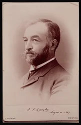 Portræt af Samuel Pierpont Langley 1834-1906, 22. august 1887.